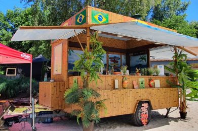 rollende Cocktailbar